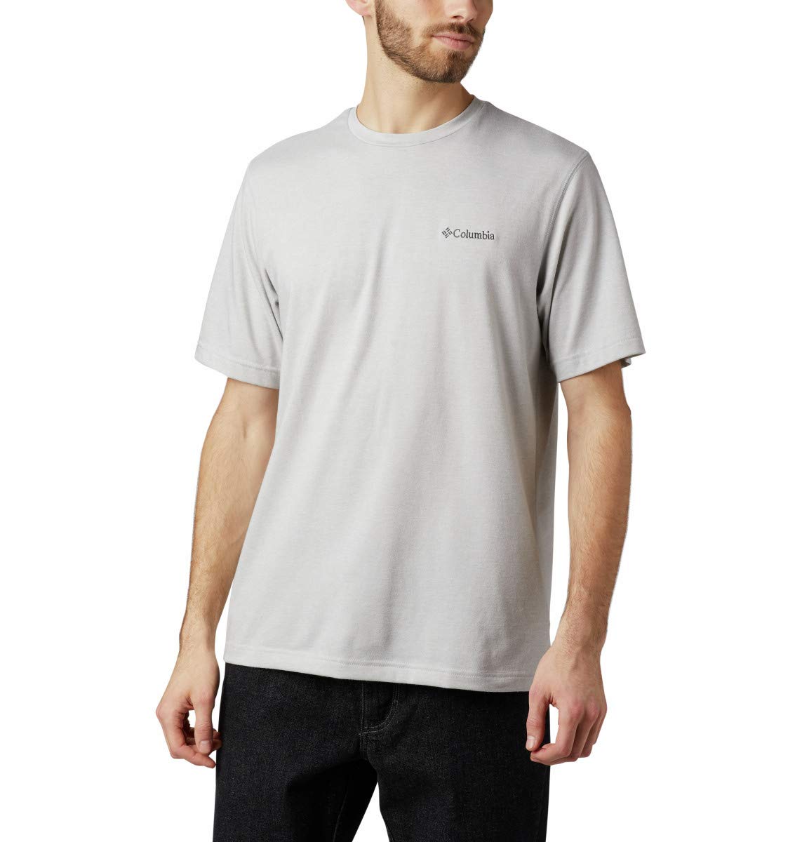 Columbia Men's Thistletown Park Crew, Cool Grey Heather, Small