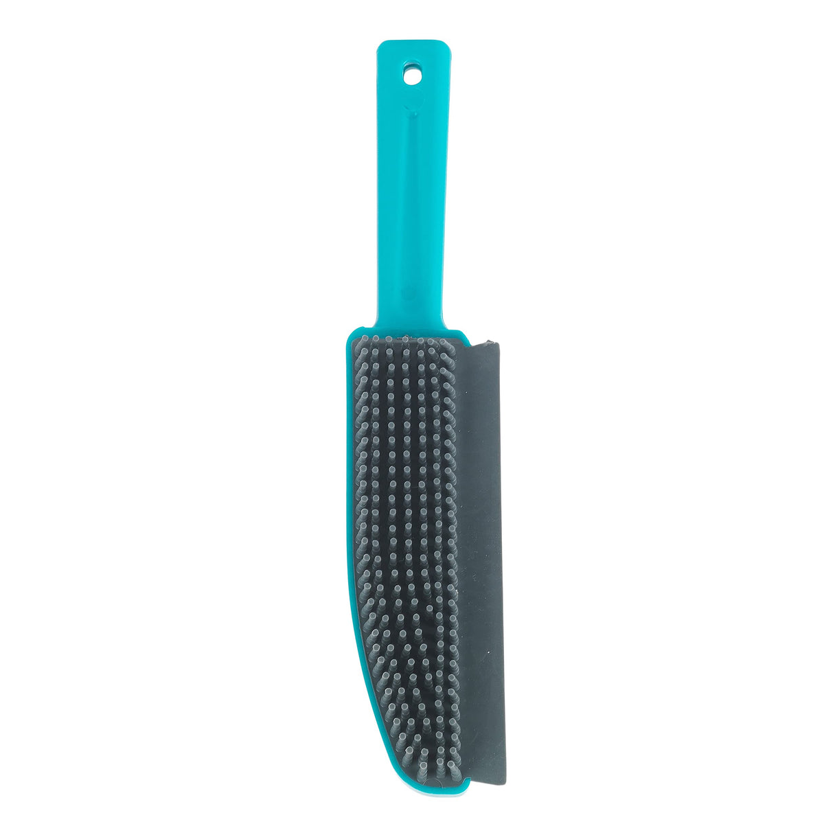 Beldray LA071590EU Plus+ TPR Upholstery Brush | Rubber Bristles Capture Dust and Dirt | Ideal for Homes with Pets | Turquoise/Grey, 25 x 5 x 3 cm