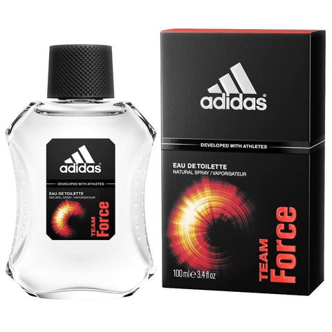 adidas Team Force Eau De Toilette Spray for Men, 3.4 fl oz