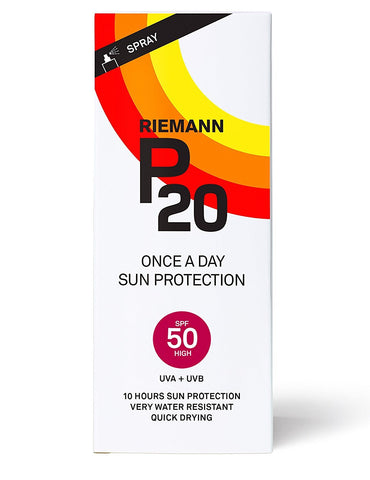 Reimann P20 Once a Day 10 Hour Sunscreen SPF50+ Very High Protection Spray, 200 ml