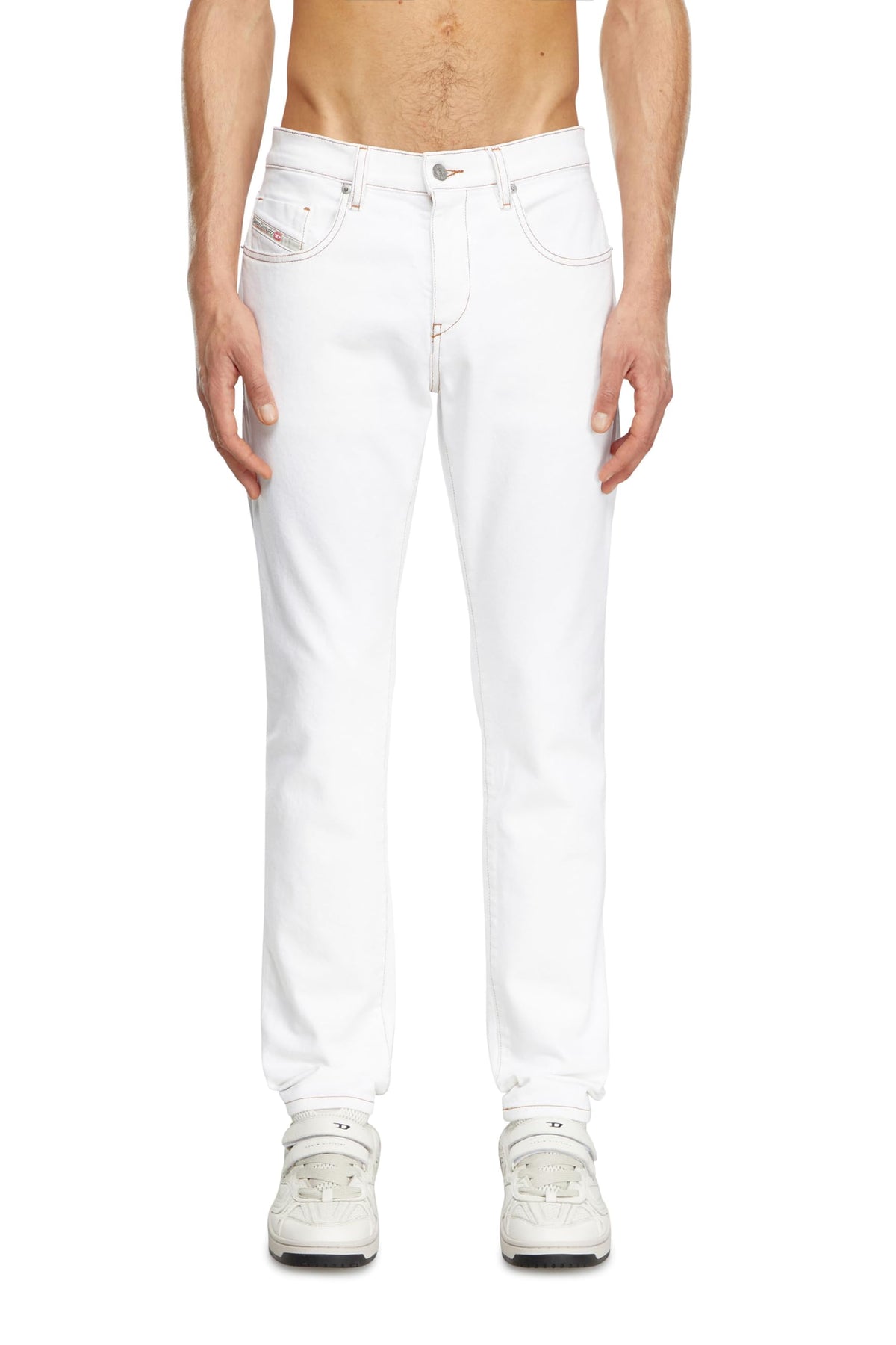 Diesel_2019 D-STRUKT_Pants_Farbe: White_32 Lang
