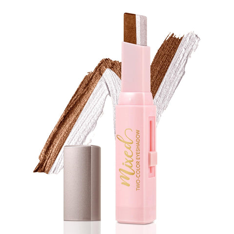 Boobeen Glitter Creamy Eyeshadow Pencil Waterproof Eyeshadow Stick Gradient Double Colors Shimmer Cream Eyeshadow Pen Create Long Lasting Eye Shadow Makeup, Easy to Use