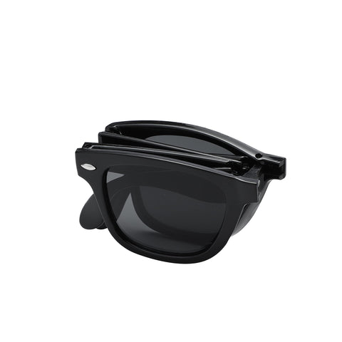 Komonee Black Bendz Drifter Sunglasses Classic Foldable Style Retro Sun Shades Eye Glasses UV400 Protection Unisex For Men Women Golf Cycling Sports Fishing Travel