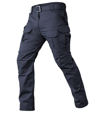 CARWORNIC Gear Men's Tactical Cargo Pants Waterpoof Lightweight Rip Stop EDC Military Combat Trousers Navy Blue