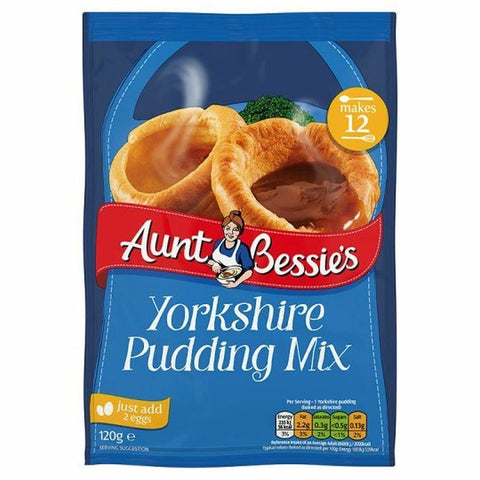 Aunt Bessies Homebake Yorkshire Pudding Mix (128g) - Pack of 2
