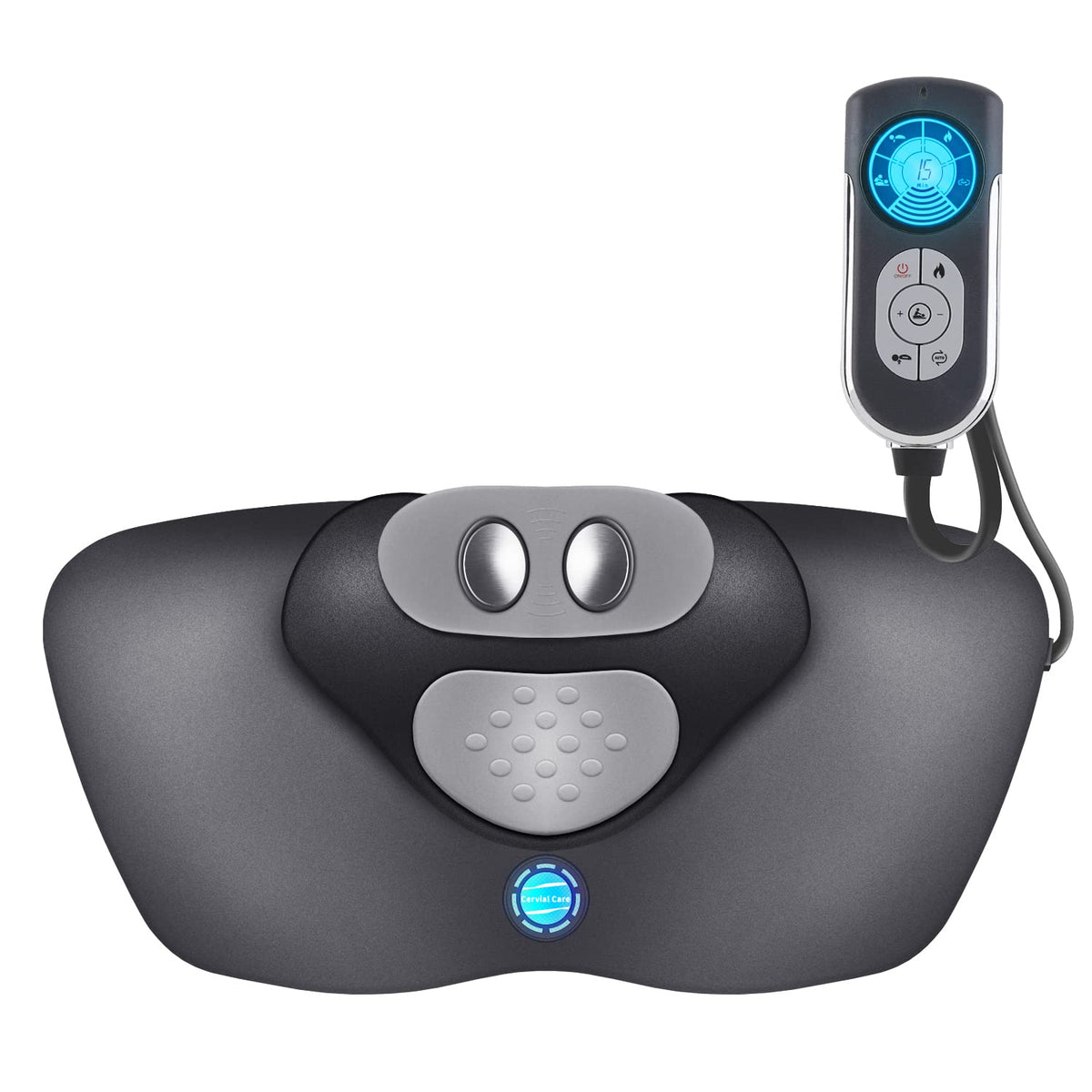 Twinklepoch Neck Stretcher for Dynamic Lifting and Exercising Cervical, Neck Massager of 3 Modes Electrotherapy and Relaxing Hot Compress, 104 to 122?(40 to 50?)