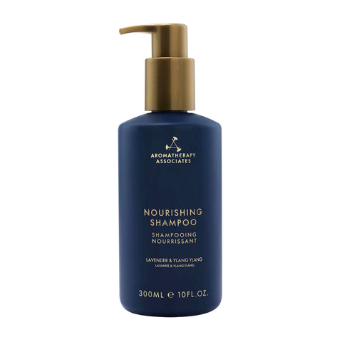 Aromatherapy Associates Nourishing Shampoo - Irresistibly Scented, Increased Moisture, Shine, Repair, Optimise Healthy, Strong hair and Scalp. Lavender, Ylang Ylang, Ho Wood Essential Oils