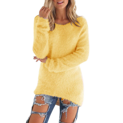 Zeiayuas Womens Fleece Tops Long Sleeve Sherpa Pile Pullover Fuzzy Fleece Sweatshirt Ladies Winter Warm Jumper Teddy Fluffy Tunic Top Loose Solid Color Crewneck Sweater UK