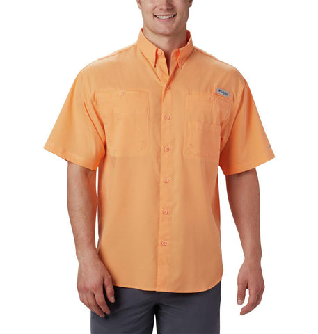 Columbia Men's Standard Tamiami II SS Shirt, Bright Nectar, Large