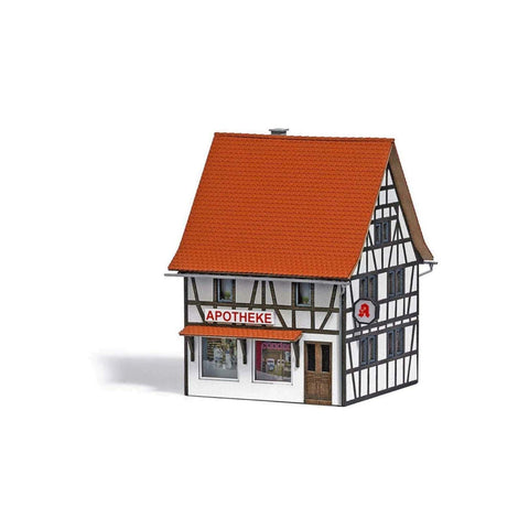 Busch 1599 Pharmacy HO Structure Scale Model Structure