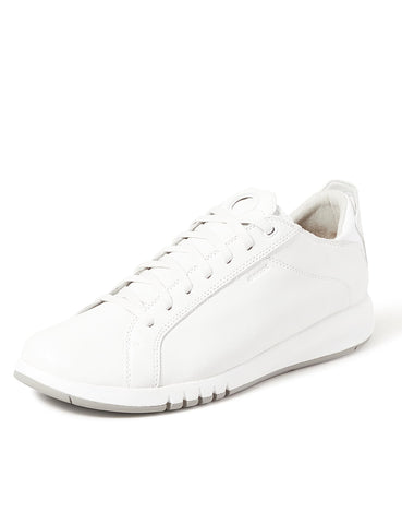 Geox Men's Sneaker, White, 8