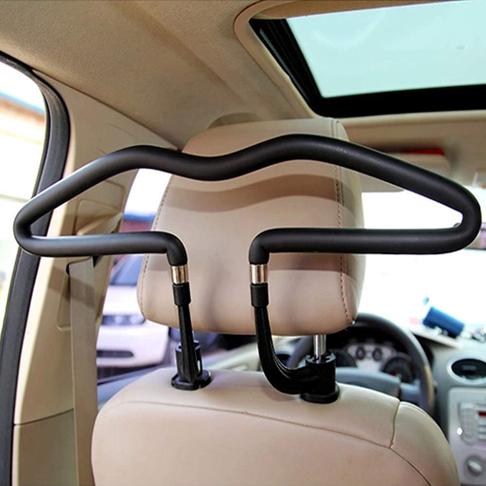Goolsky Car Coat Hanger Headrest Back Seat Coat Hanger Multifunctional Car Hanger for Coat Suit Jacket