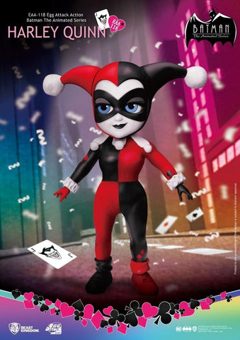 Beast Kingdom Batman The Animated Series: Harley Quinn EAA-118 Egg Attack Action Figure, Multicolor