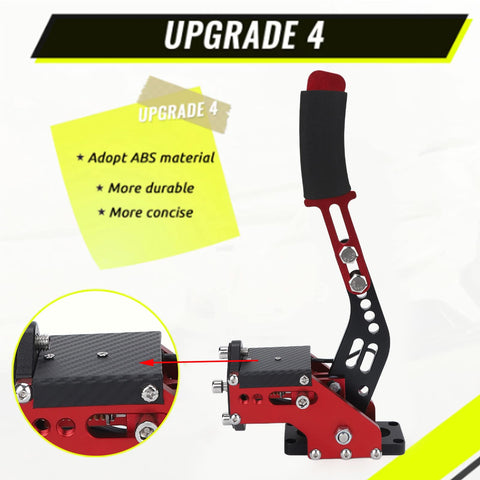 64 Bit USB PC Handbrake, Sim Handbrake Compatible for Logitech G27 G25 G29 T500 T300 Fanatecosw DiRT Linear E Brake, Gaming Handbrake