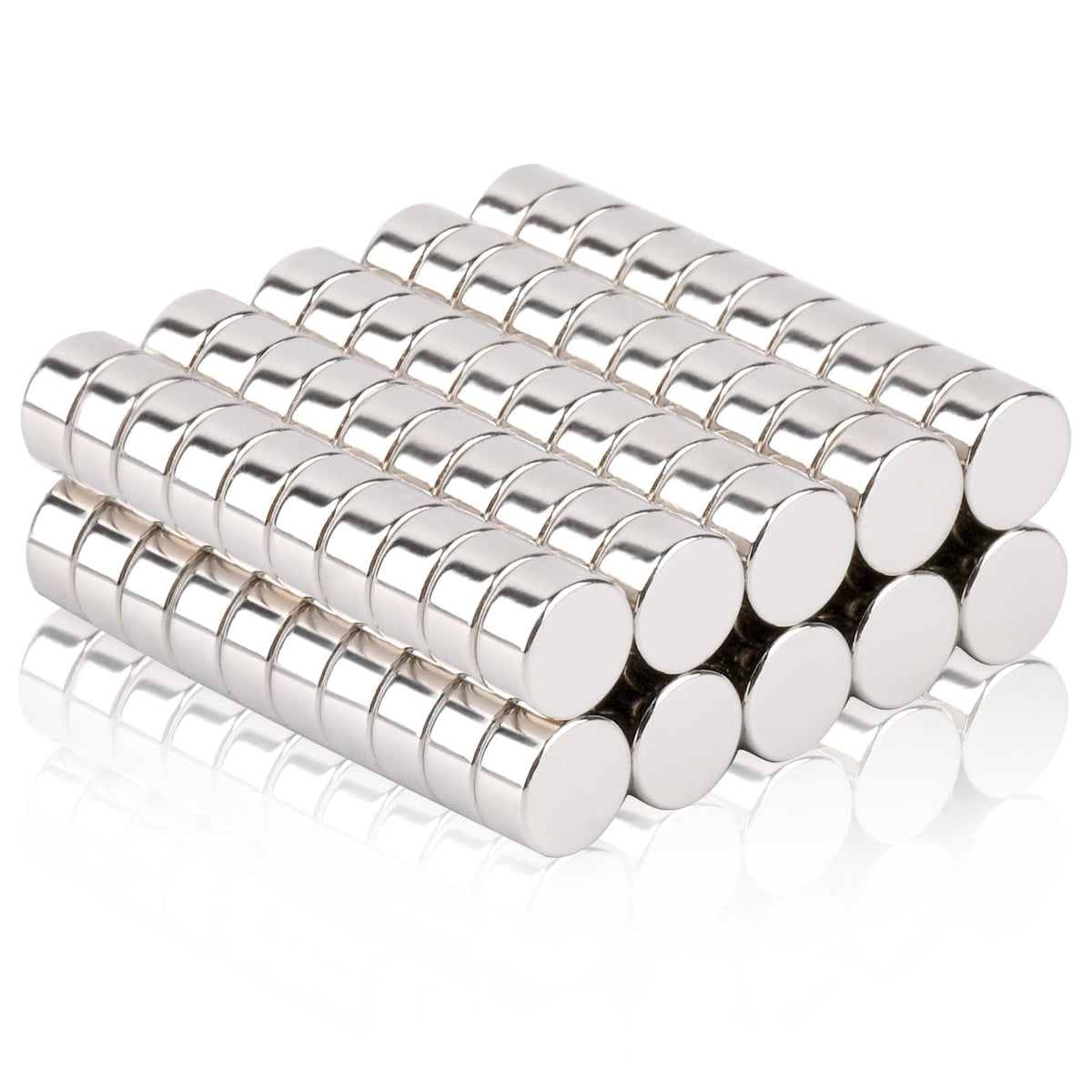 OCEUMAOA 100 Pack Magnets Strong 6x3mm Small Magnets Mini Magnets for Crafts Round Magnets for Miniatures Neodymium Magnets for Whiteboard Board Fridge