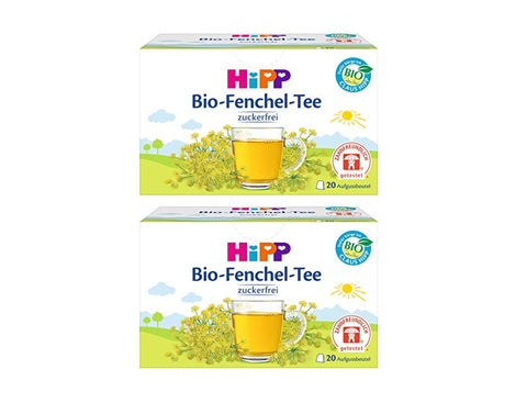 Fennel Tea for Babies 30g (20 Teabags x 1.5g). Pack of 2.