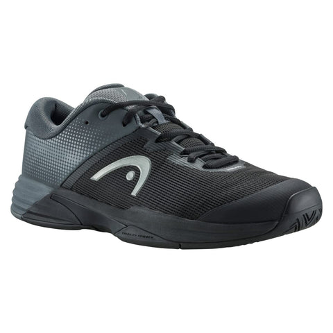 HEAD Men's Revolt Evo Sneaker, Black/Grey, 14