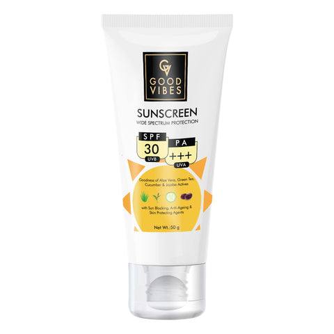 Good Vibes Wide Spectrum Sunscreen With Spf 30 (50 G)
