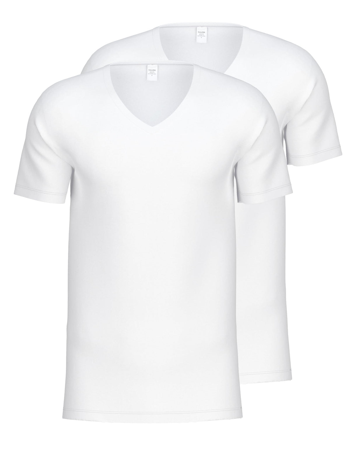 Calida Men's Natural Benefit T-Shirt, White (Weiss 001), X-Large