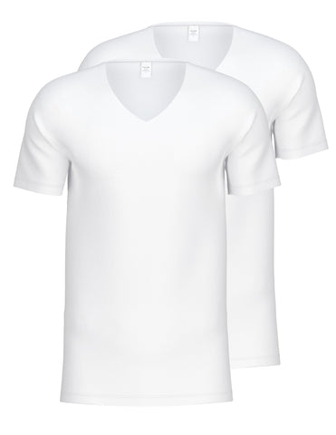 Calida Men's Natural Benefit T-Shirt, White (Weiss 001), X-Large