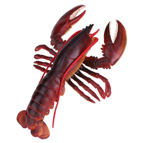 Simulation Lobster, Durable Plastic Lobster, Safe with Exquisite(Dark-Australian Lobster, 23cm)