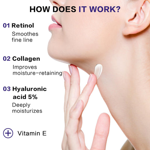 Neck Firming Cream - Neck Cream - Neck Firming Cream Tightening Lifting Sagging Skin - Aging Skin & Saggy Skin - Anti Aging Neck Cream - Reduce Wrinkles & Smoothing Neck Fine LIines - Neck&Body