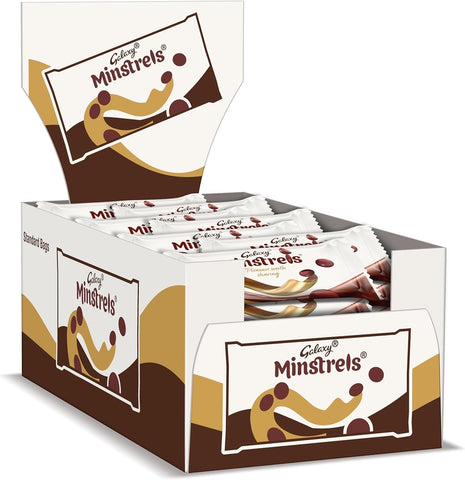 Galaxy Minstrels Milk Chocolate Bulk Bags box 40 x 42g