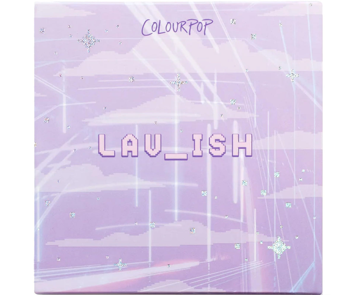 Colourpop LAVISH Eyeshadow Palette Cool Lavender Purple Matte Shimmery Metallic Glitter