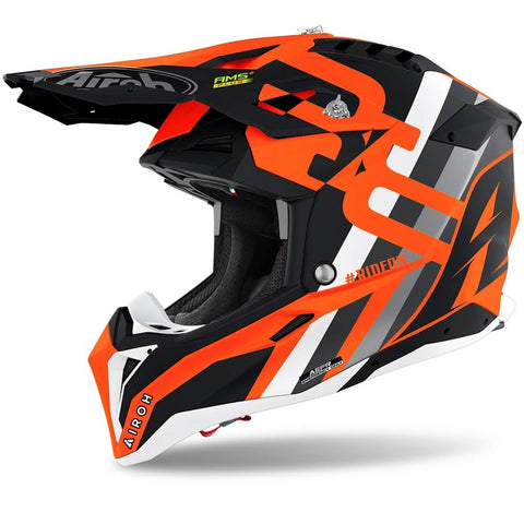 Airoh Helmet Aviator 3 Rainbow Orange Matt L
