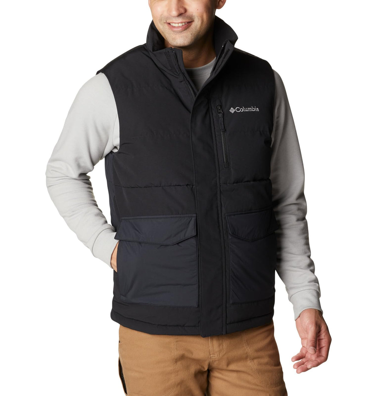 Columbia Men's Marquam Peak Fusion Vest, Black, Medium