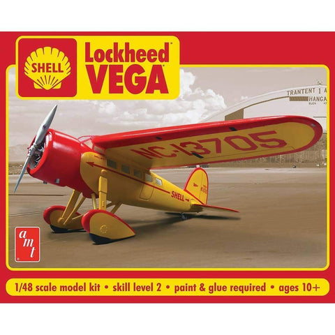AMT AMT950 1:48 Scale Shell Oils Lockheed Vega Plastic Model