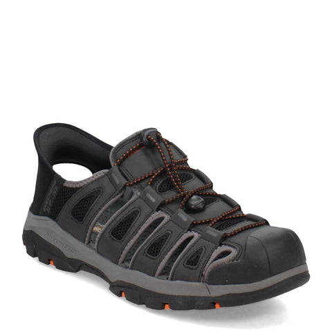 Skechers USA Men's Men's Tresmen-Norvick Fisherman Sandal, Black, 11