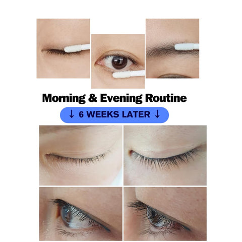 Funky Black Eyelash Growth Serum Enhancer to Grow Thicker, Longer Lashes & Eyebrow boost 1.7fl oz + Eyelash fixer 1.7 fl oz (Enhancer and fixer in One)