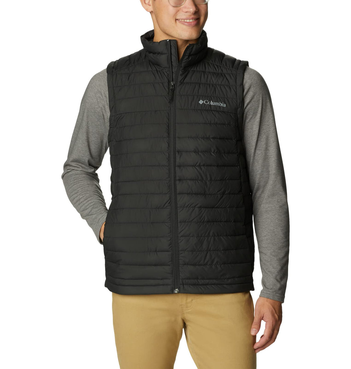 Columbia Men's Silver Falls Vest, Black, Medium