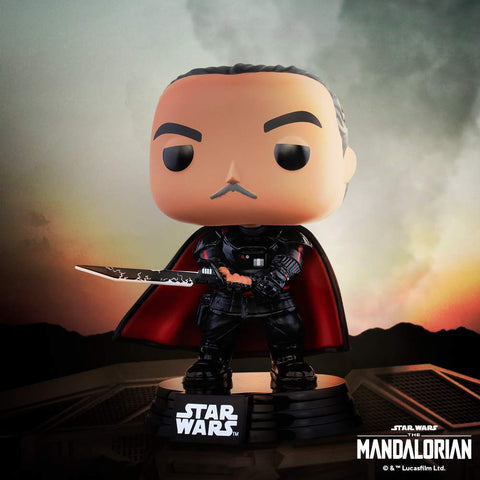 Pop! Star Wars: Mandalorian - Moff Gideon with Darksaber, Multicolor, 3.75 inches