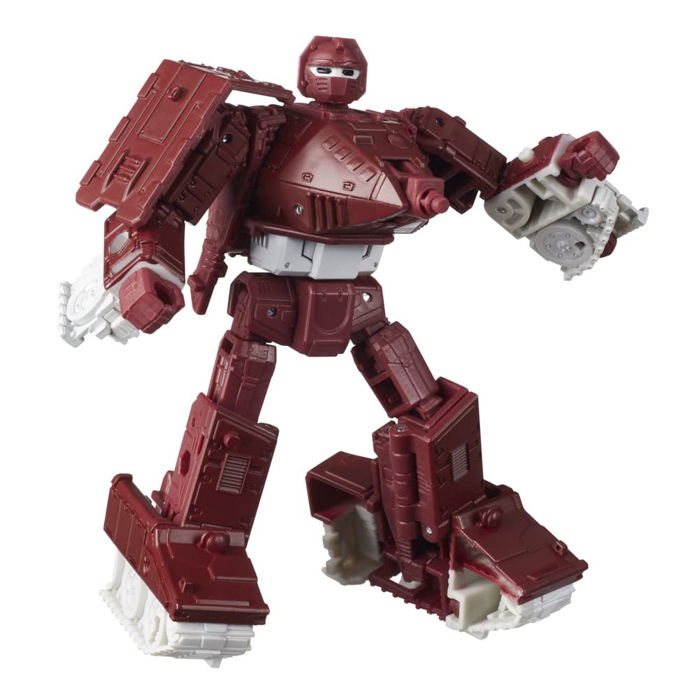 Transformers Toys Generations War for Cybertron: Kingdom Deluxe WFC-K6 Warpath Action Figure - Kids Ages 8 and Up, 5.5-inch