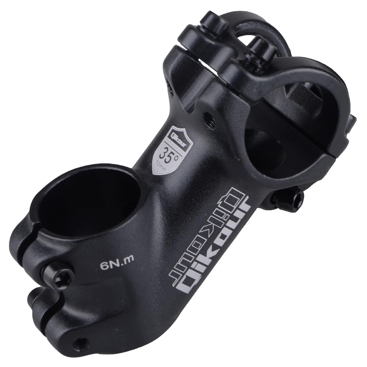 YAPJEB Bike Handlebar Stem Riser 35° Bicycle Stem MTB Stem 70 80 90mm for Mountain Road Bike (31.8 x 70mm)