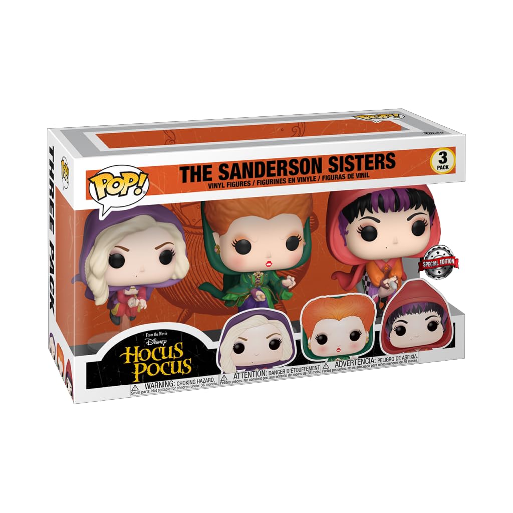 Funko Exclusive Hocus Pocus Pop! Vinyl - Sanderson Sisters 3 Pack