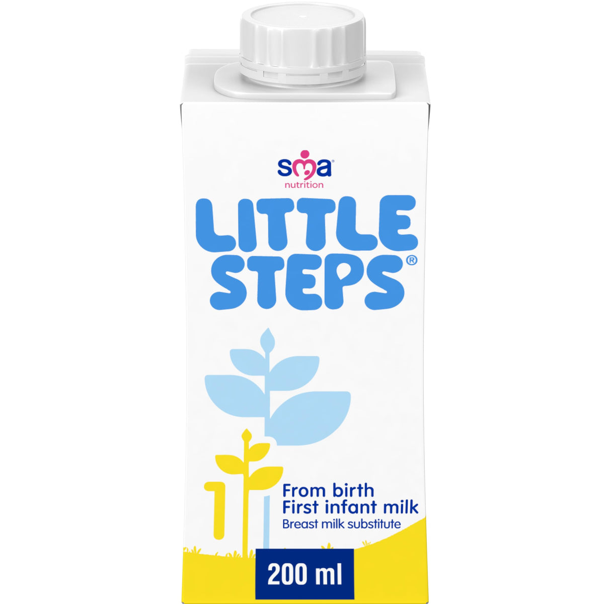 Little Steps by SMA First Infant Baby Milk from birth Ready-to-use milk 200ml
