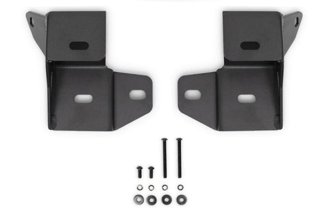 DV8 Offroad 50" Light Bar Mount for 2018-2024 Jeep Wrangler JL & 2020-2024 Gladiator JT | Optional 3" Pod Light Mounts | Sleek Low-Profile Design | Black Powder Coat (A-Pillar Dual Light Pod Mounts)