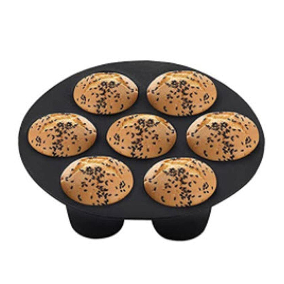 7 Cup Silicone Muffin Baking Pan & Cupcake Tray,Muffin Cake Cups,7-Cup Non-Stick Silicone Cake Cups Baking Mould, For Making Cakes,Muffins,Chocolates,Air Fryer Accessories For 3.5-5.8L Air Fryer