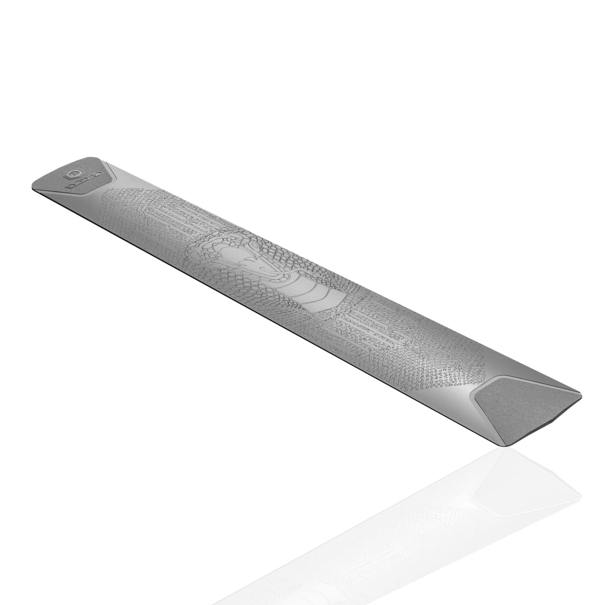kingsea High Impact Bicycle Frame Guard, Mountain Bike Down Tube Frame Protector, MTB Bicycle Frame Tape - Protects Your Bike from Scratches and Dings - Snake,Grey