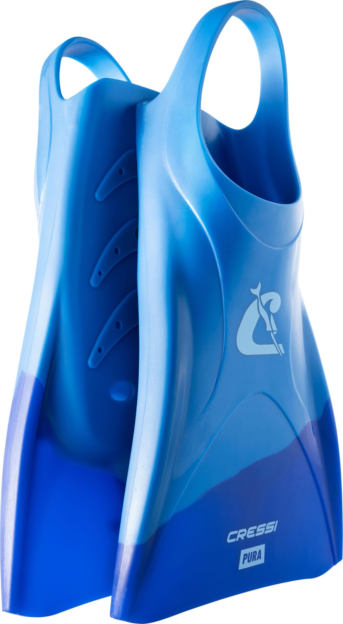 CRESSI Adult Swim Fins - Flexible Silicone for Comfortable and Durable Use - Pura: Designed in Italy