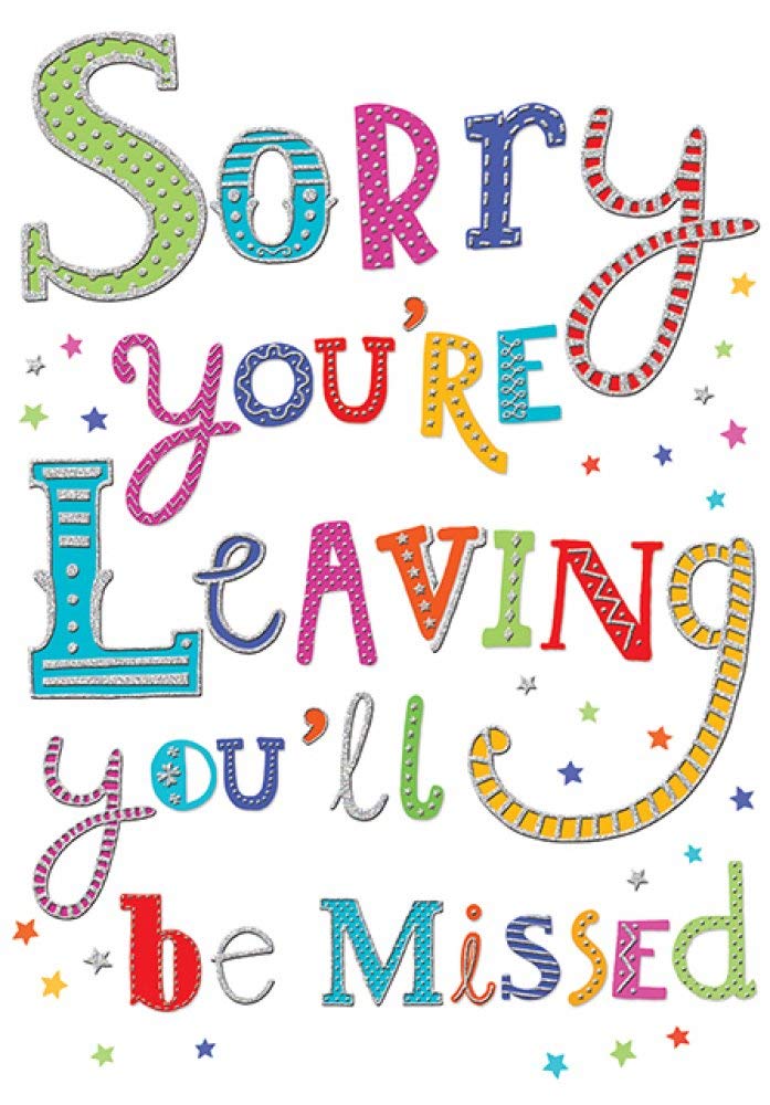 Modern Occasion Card Leaving - 7 x 5 inches - Piccadilly Greetings