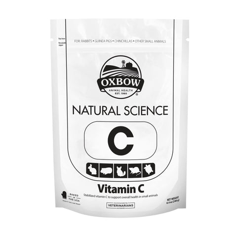 Oxbow Animal Health Natural Science Vitamin C Supplement - Vitamin C for Guinea Pigs and Other Small Animals, 8.4 oz. 11155