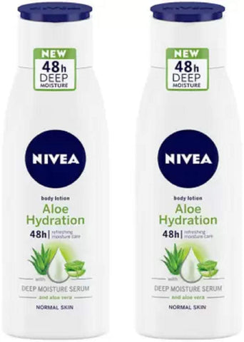 Nivea Aloe Hydration Body Lotion 400ML Each (Pack of 2) (800 ml)