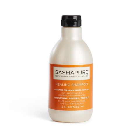 SASHAPURE Perfectly Defining Curl Cream with Sacha Inchi Oil - Color Safe, Sulfate-Free, Smoothing, Hydrating, Frizz Control, Humidity Blocker, 8.5 fl.oz.