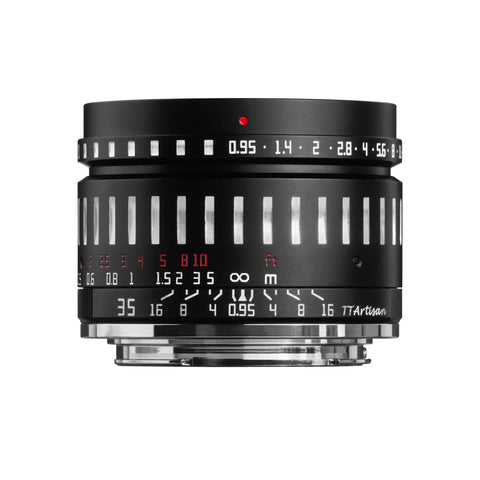 TTArtisan 35mm F0.95 APS-C Large Aperture Manual Focus Mirrorless Cameras Lens for Fuji X Mount Compatible with X-A10 X-A20 X-A3 X-A5