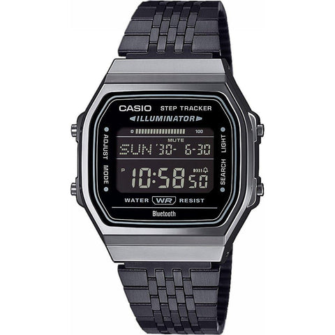 Casio Men's Digital Quartz Watch with Stainless Steel Strap ABL-100WEGG-1BEF