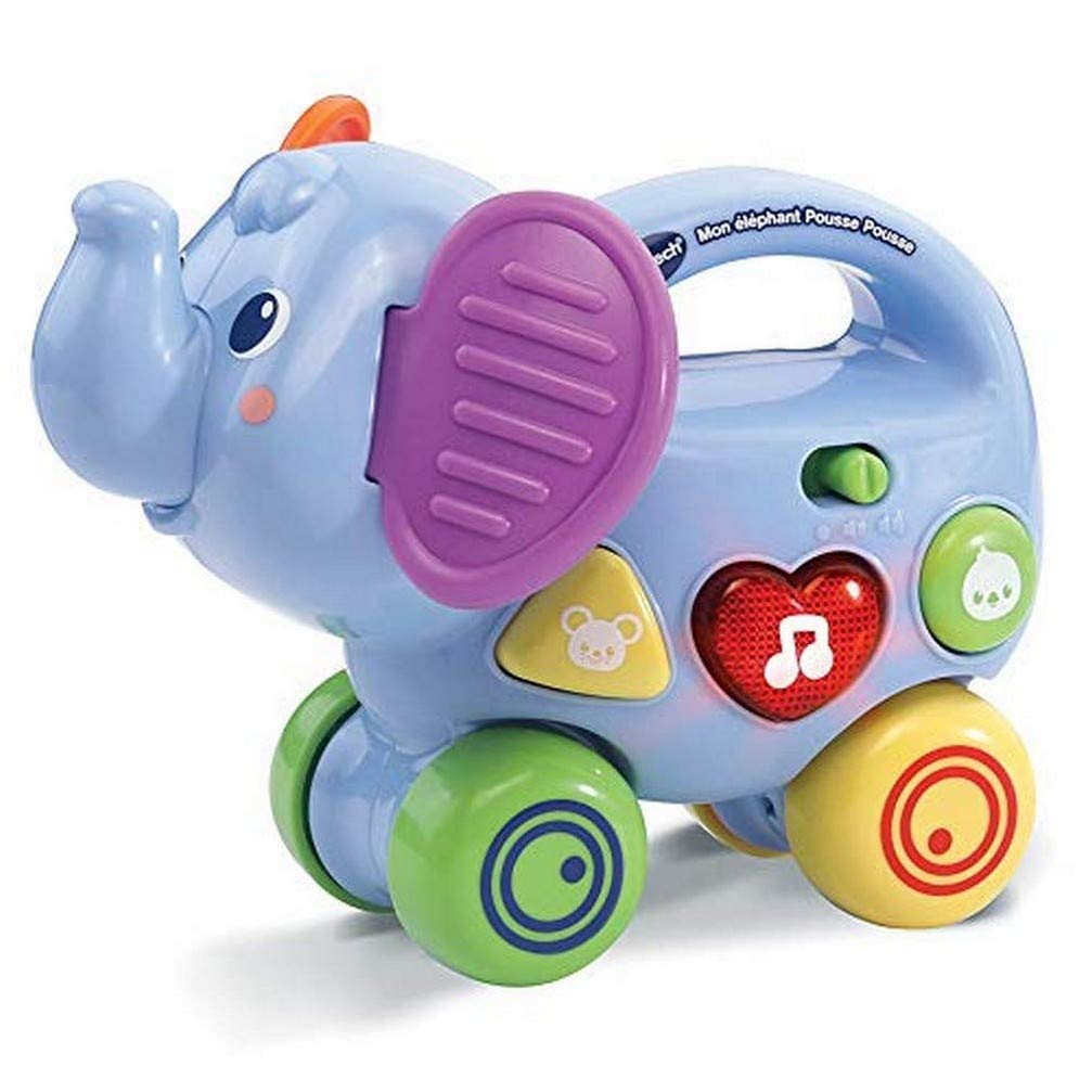 Vtech 80-513605 Baby Toy with Elephant Design - Multi-Coloured - French Version